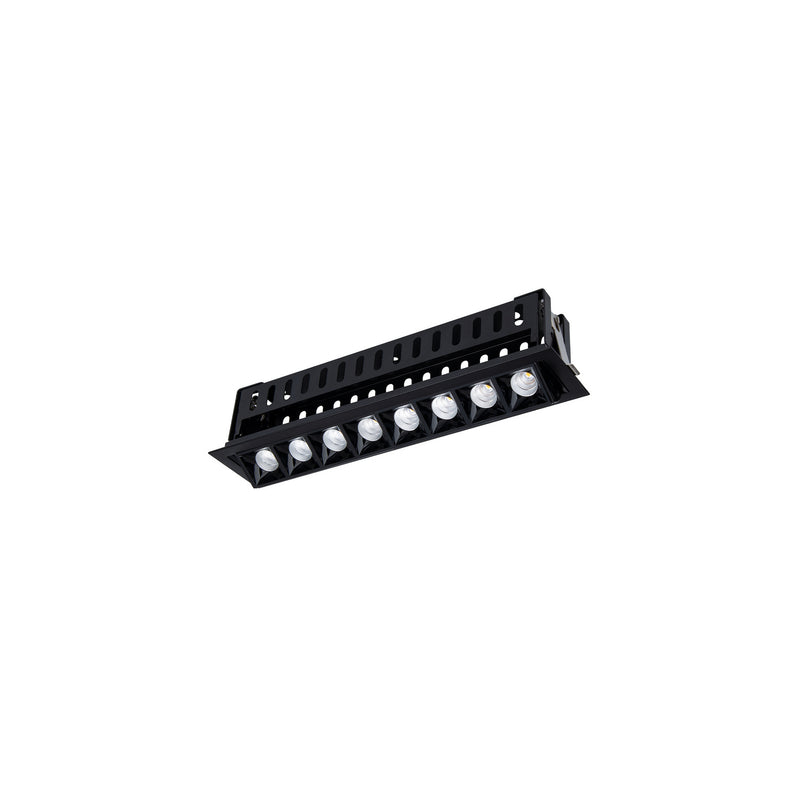 W.A.C. Lighting R1GAT08-S927-BKBK LED Adjustable Trim, Black/Black