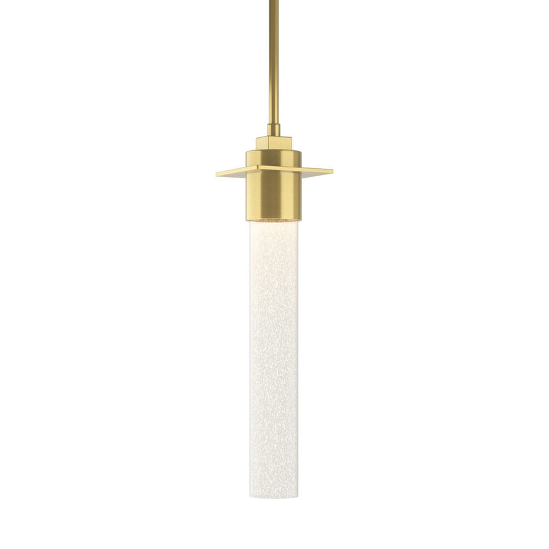 Hubbardton Forge 187910-SKT-MULT-86-II0254 One Light Mini Pendant, Modern Brass