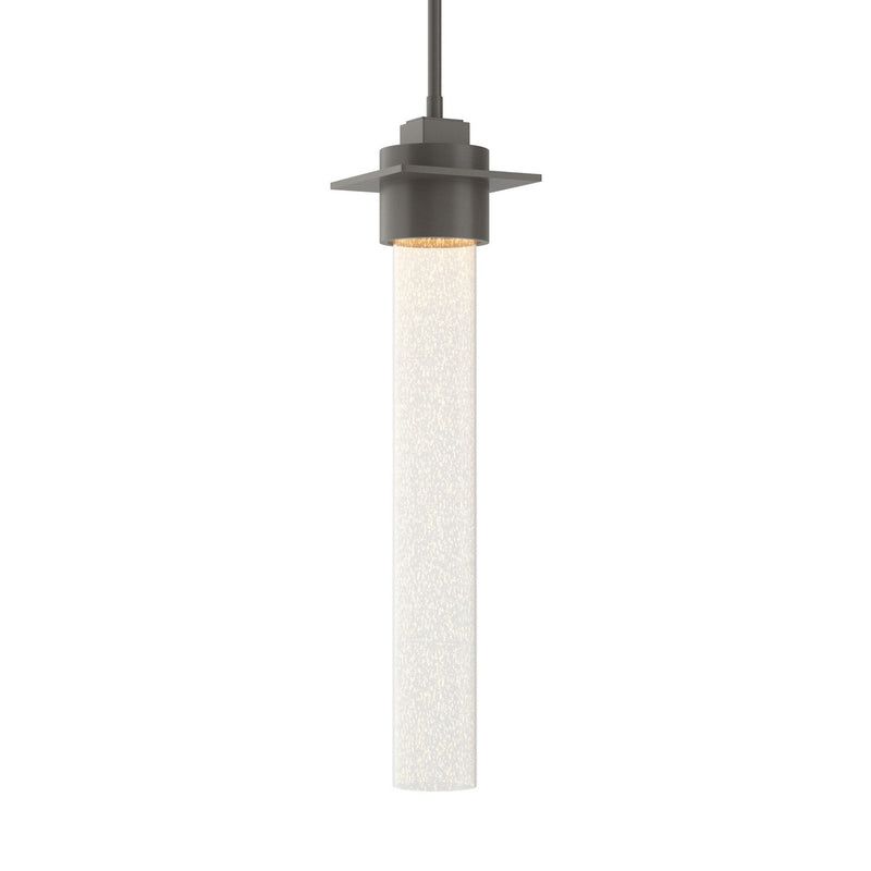 Hubbardton Forge 187930-SKT-MULT-07-II0268 One Light Mini Pendant, Dark Smoke