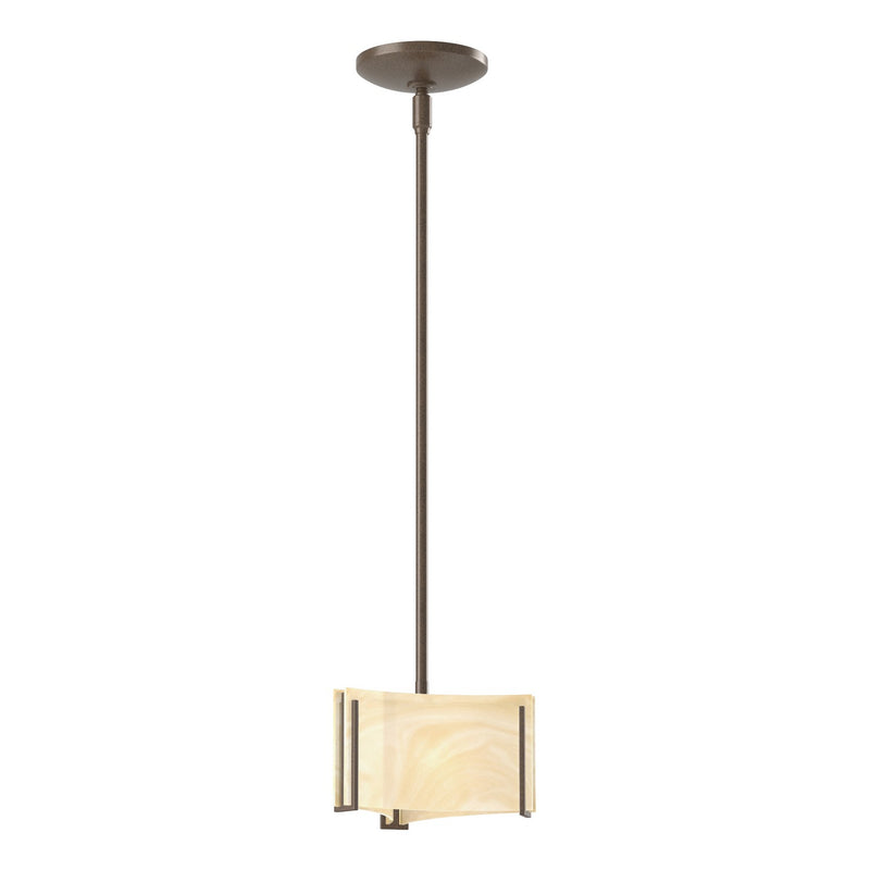 Hubbardton Forge 188100-SKT-MULT-05-AA0156 One Light Mini Pendant, Bronze