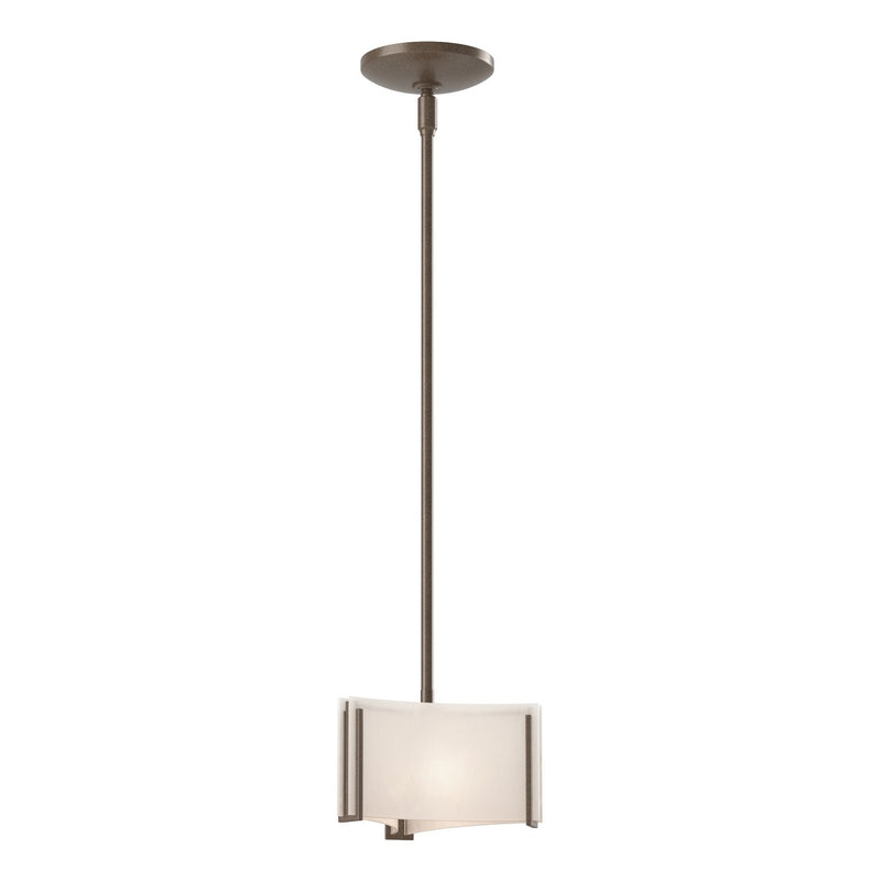 Hubbardton Forge 188100-SKT-MULT-05-BB0156 One Light Mini Pendant, Bronze