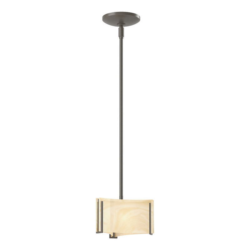 Hubbardton Forge 188100-SKT-MULT-07-AA0156 One Light Mini Pendant, Dark Smoke