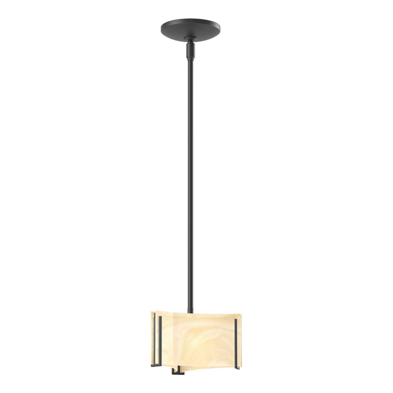 Hubbardton Forge 188100-SKT-MULT-10-AA0156 One Light Mini Pendant, Black