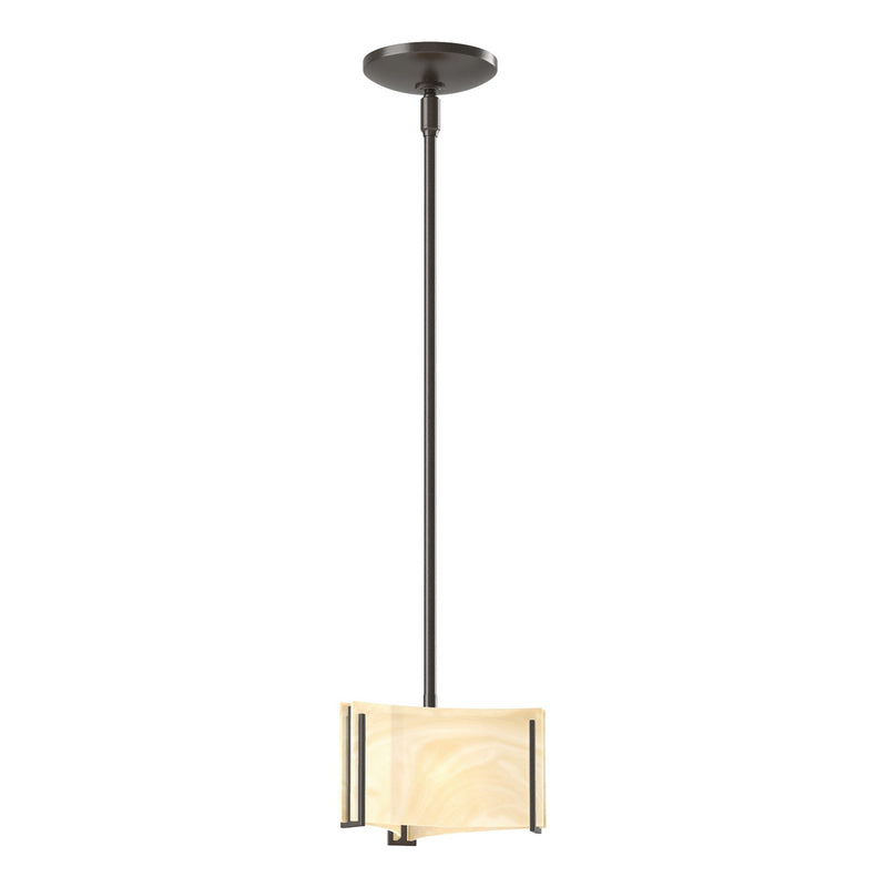 Hubbardton Forge 188100-SKT-MULT-14-AA0156 One Light Mini Pendant, Oil Rubbed Bronze