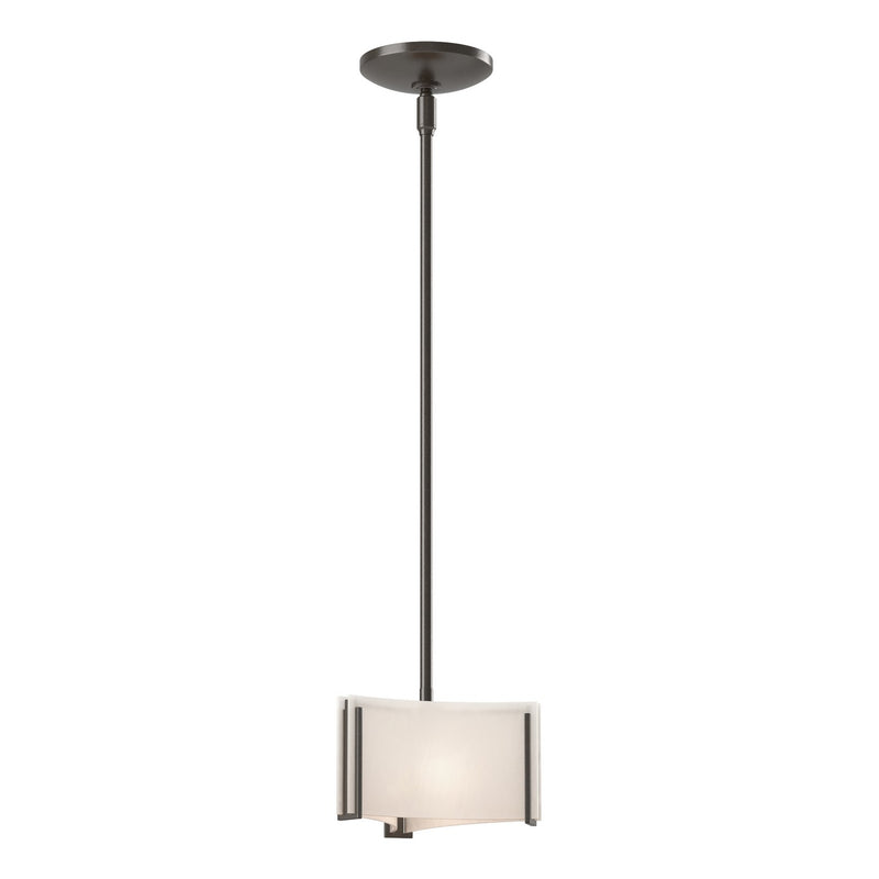 Hubbardton Forge 188100-SKT-MULT-14-BB0156 One Light Mini Pendant, Oil Rubbed Bronze