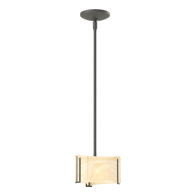 Hubbardton Forge 188100-SKT-MULT-20-AA0156 One Light Mini Pendant, Natural Iron