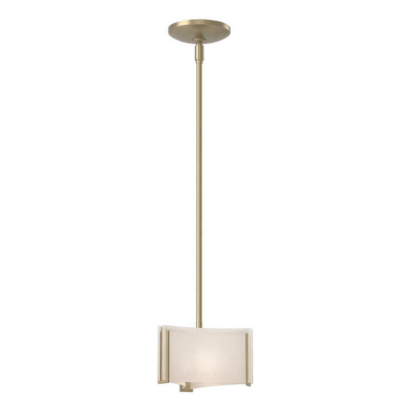 Hubbardton Forge 188100-SKT-MULT-84-BB0156 One Light Mini Pendant, Soft Gold