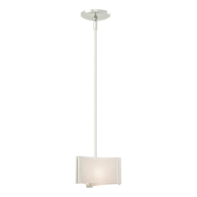 Hubbardton Forge 188100-SKT-MULT-85-BB0156 One Light Mini Pendant, Sterling