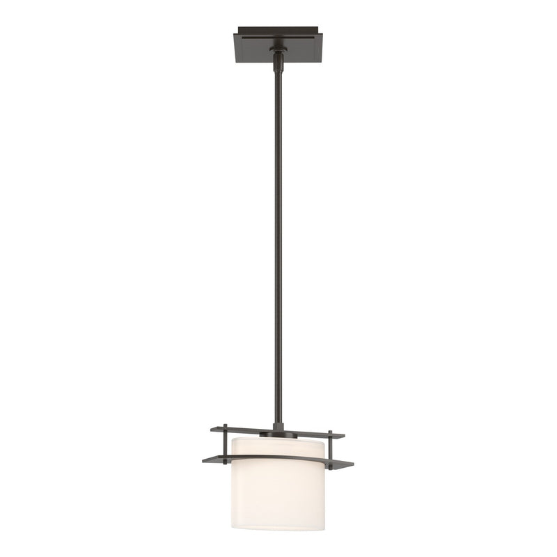 Hubbardton Forge 188200-SKT-MULT-14-GG0182 One Light Mini Pendant, Oil Rubbed Bronze