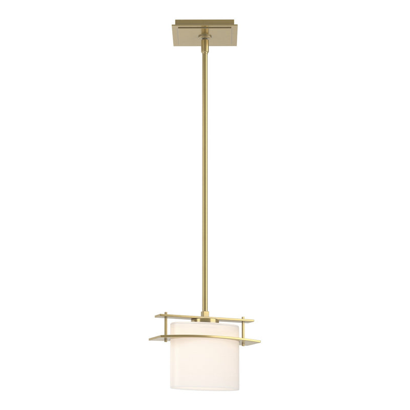 Hubbardton Forge 188200-SKT-MULT-86-GG0182 One Light Mini Pendant, Modern Brass