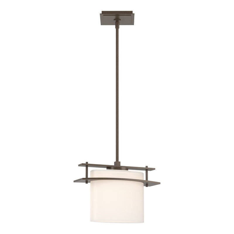 Hubbardton Forge 188250-SKT-MULT-05-GG0194 One Light Mini Pendant, Bronze