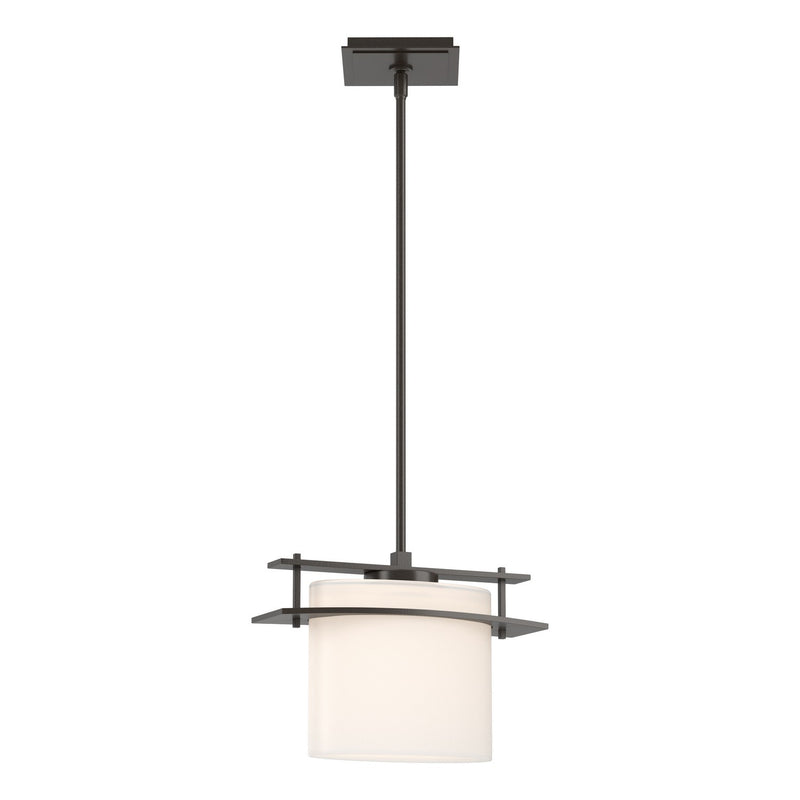 Hubbardton Forge 188250-SKT-MULT-14-GG0194 One Light Mini Pendant, Oil Rubbed Bronze