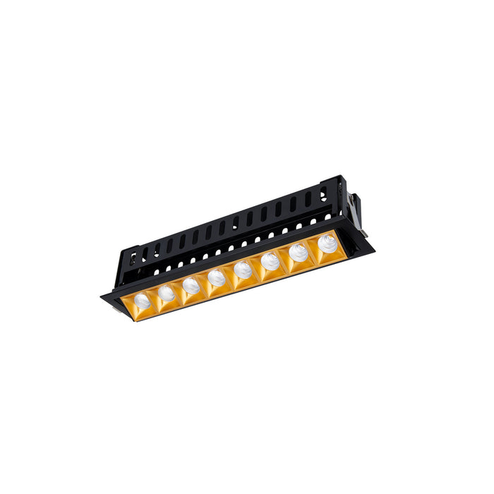 W.A.C. Lighting R1GAT08-S935-GLBK LED Adjustable Trim, Gold/Black