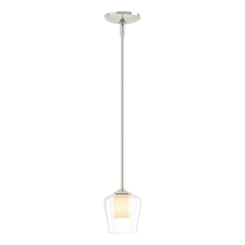 Hubbardton Forge 188600-SKT-MULT-85-ZU0291 One Light Mini Pendant, Sterling