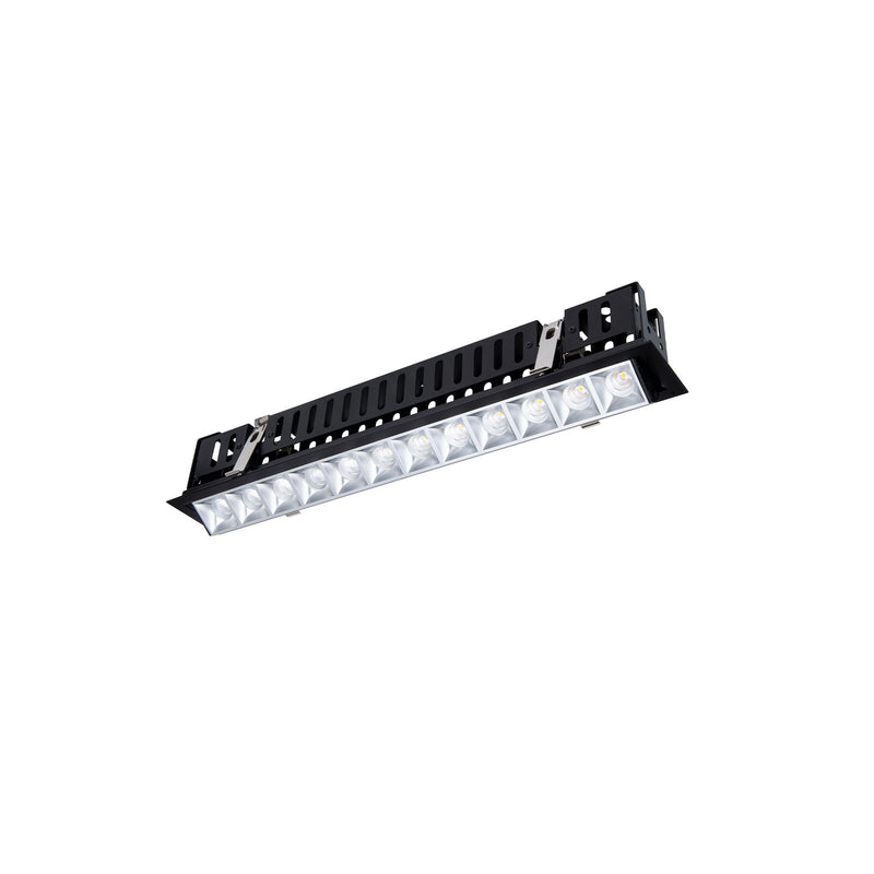 W.A.C. Lighting R1GAT12-N927-HZBK LED Adjustable Trim, Haze/Black