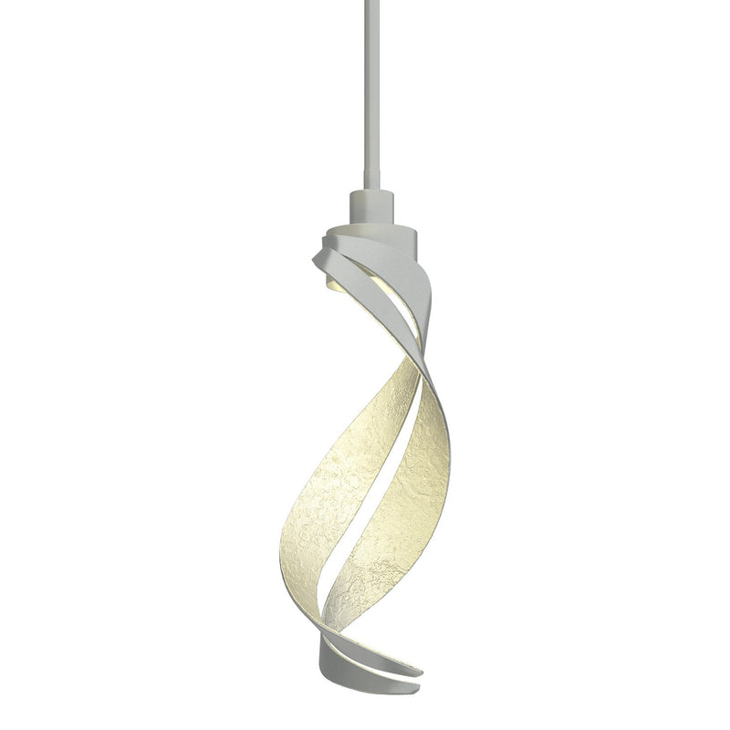 Hubbardton Forge 188750-SKT-MULT-82 One Light Mini Pendant, Vintage Platinum