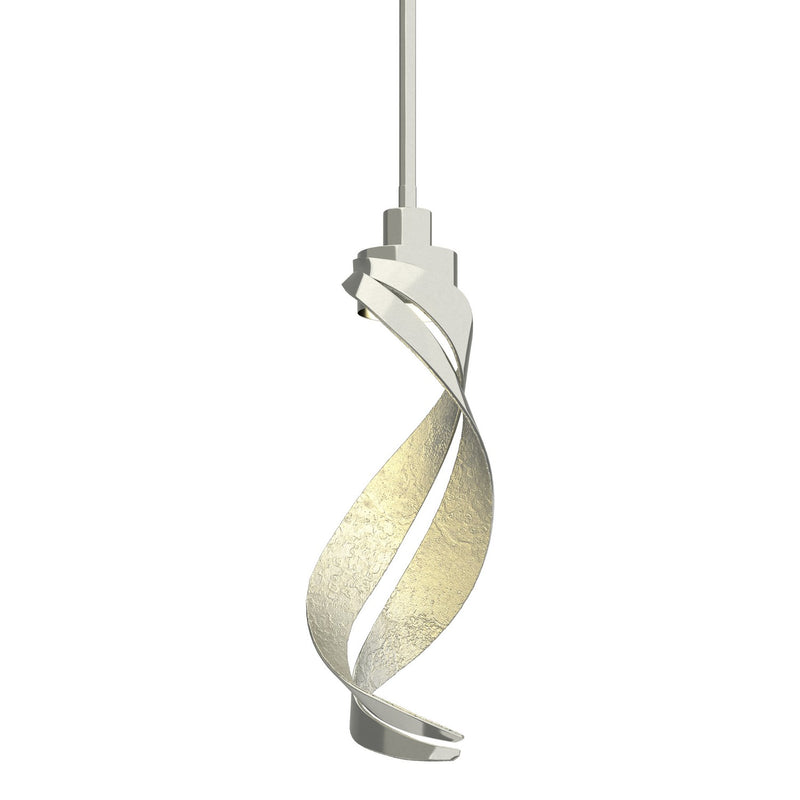Hubbardton Forge 188750-SKT-MULT-85 One Light Mini Pendant, Sterling
