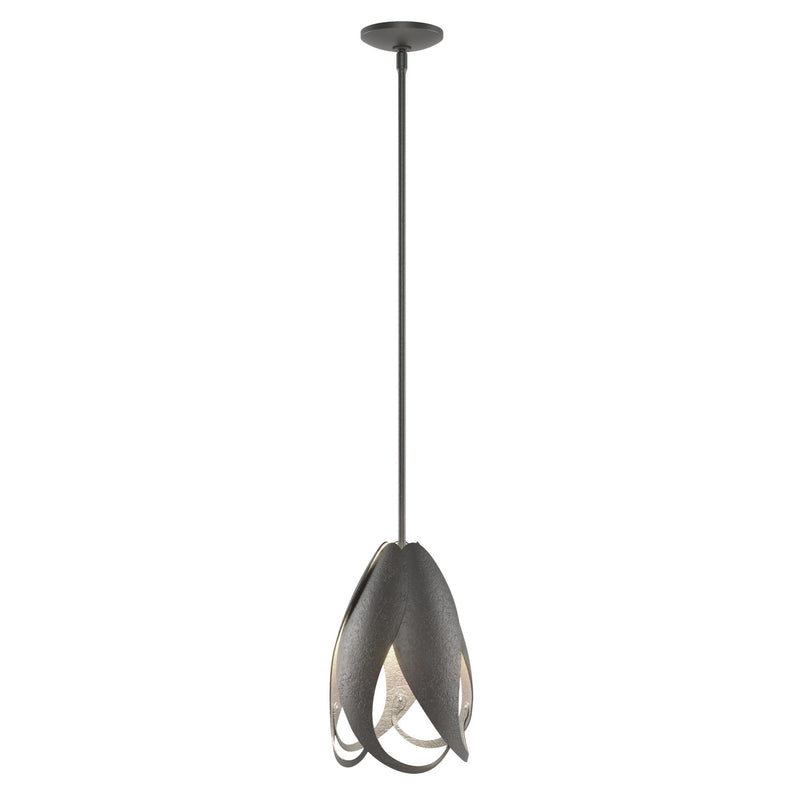 Hubbardton Forge 188770-SKT-MULT-10 One Light Mini Pendant, Black