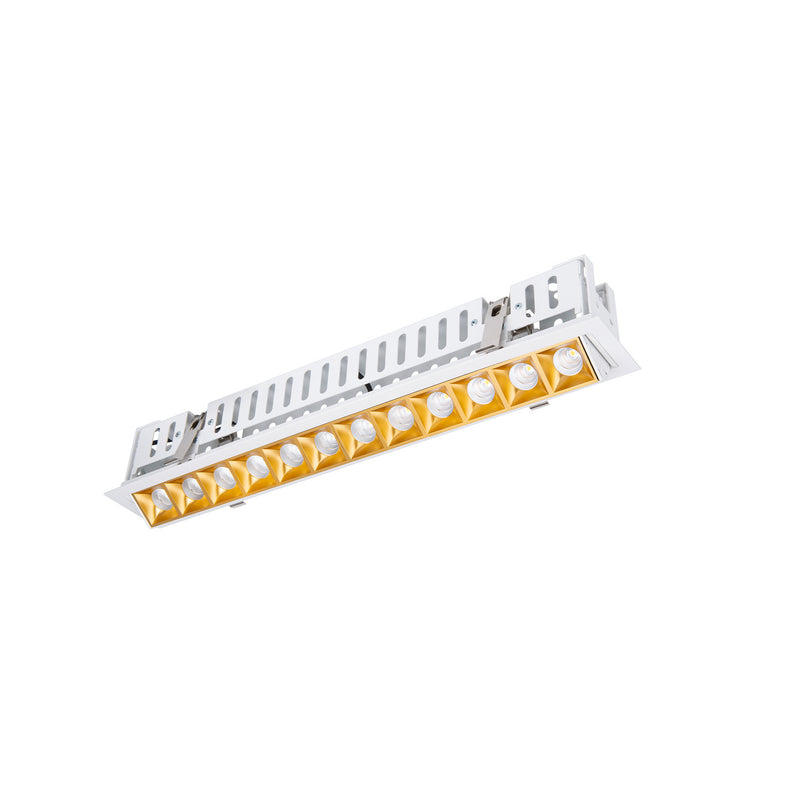 W.A.C. Lighting R1GAT12-S930-GLWT LED Adjustable Trim, Gold/White