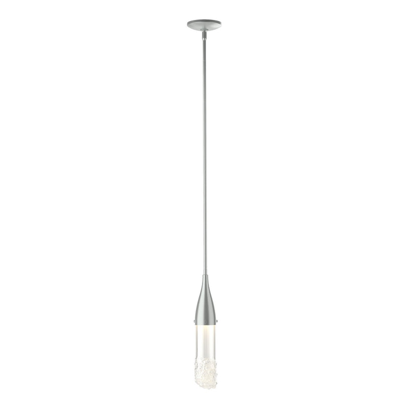 Hubbardton Forge 188900-SKT-MULT-82-ZM0617 One Light Mini Pendant, Vintage Platinum