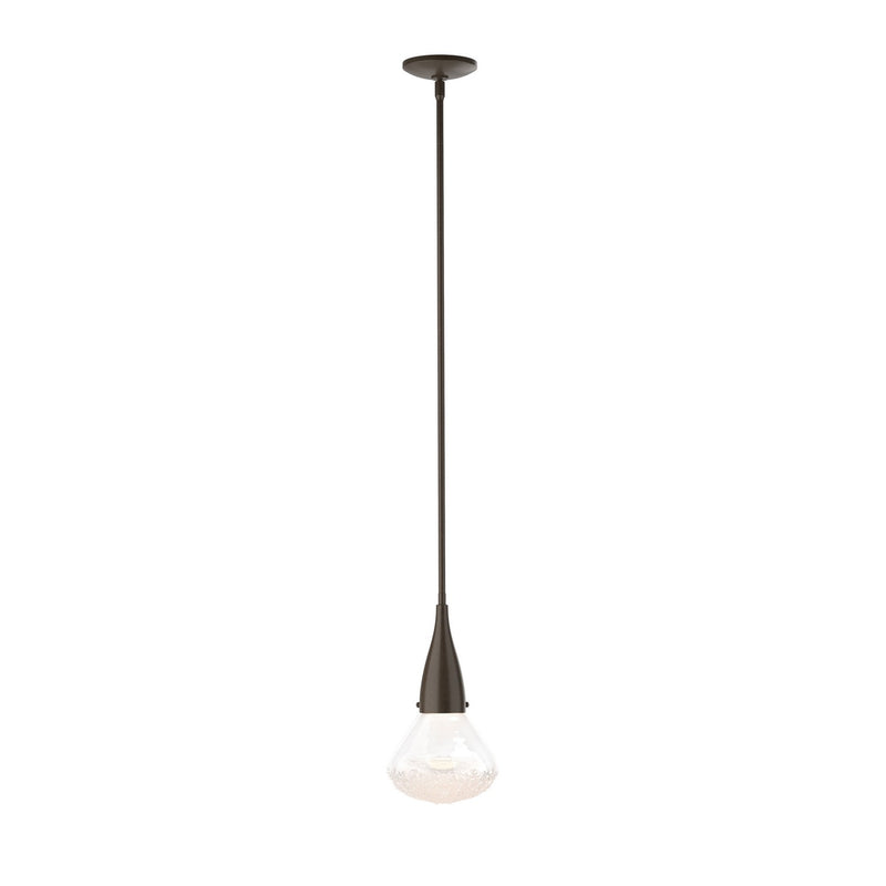 Hubbardton Forge 188902-SKT-MULT-05-ZM0676 One Light Mini Pendant, Bronze