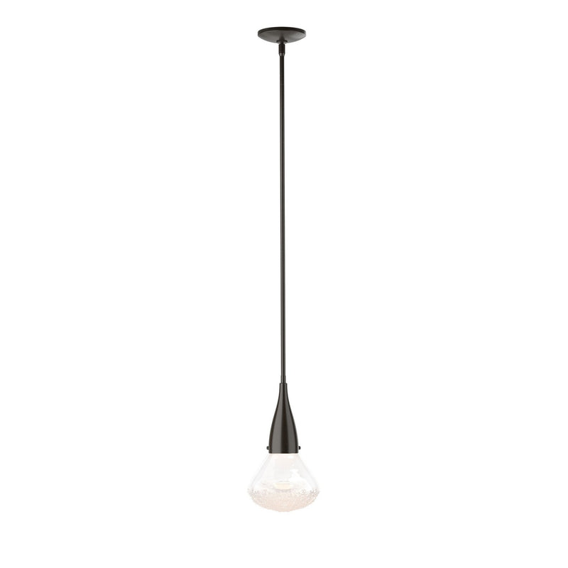 Hubbardton Forge 188902-SKT-MULT-14-ZM0676 One Light Mini Pendant, Oil Rubbed Bronze
