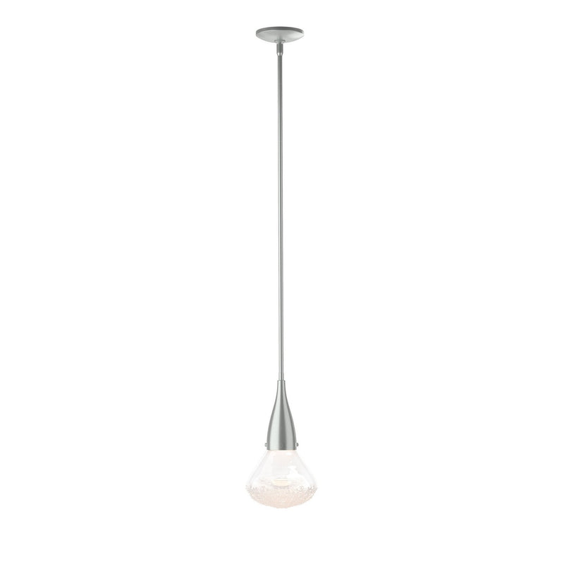 Hubbardton Forge 188902-SKT-MULT-82-ZM0676 One Light Mini Pendant, Vintage Platinum