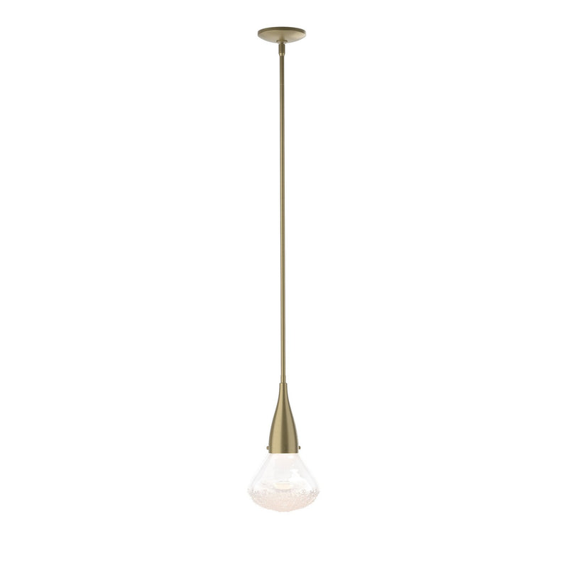 Hubbardton Forge 188902-SKT-MULT-84-ZM0676 One Light Mini Pendant, Soft Gold