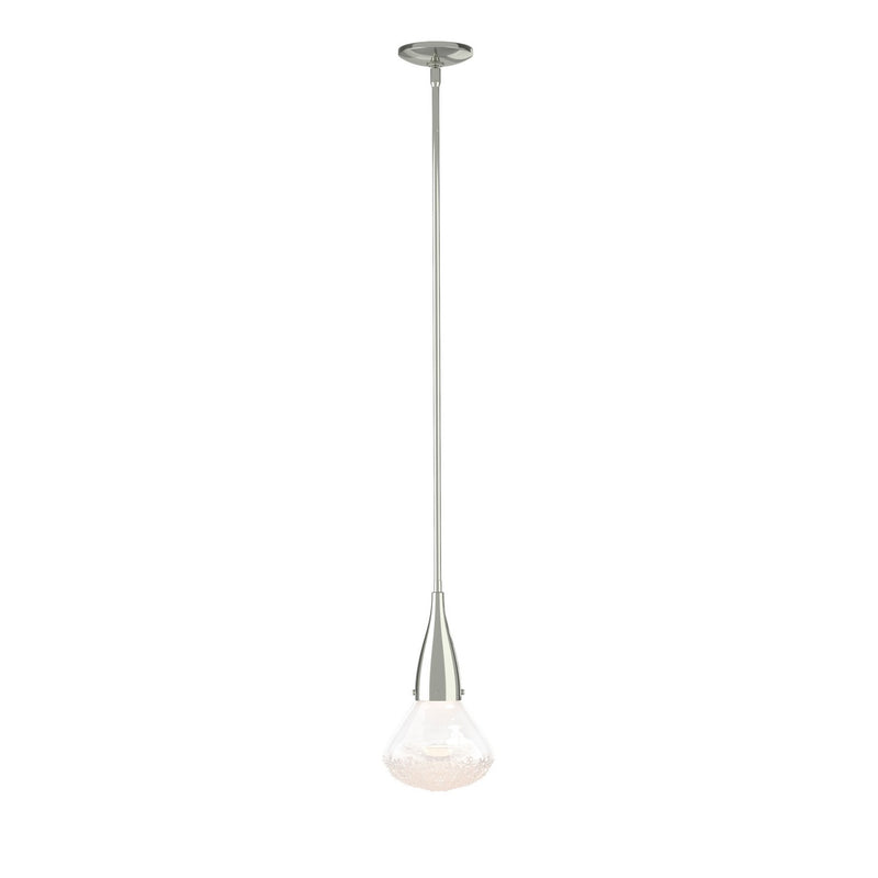 Hubbardton Forge 188902-SKT-MULT-85-ZM0676 One Light Mini Pendant, Sterling