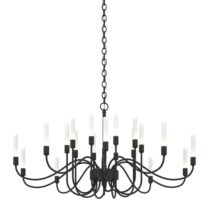 Hubbardton Forge 192043-SKT-10 20 Light Chandelier, Black