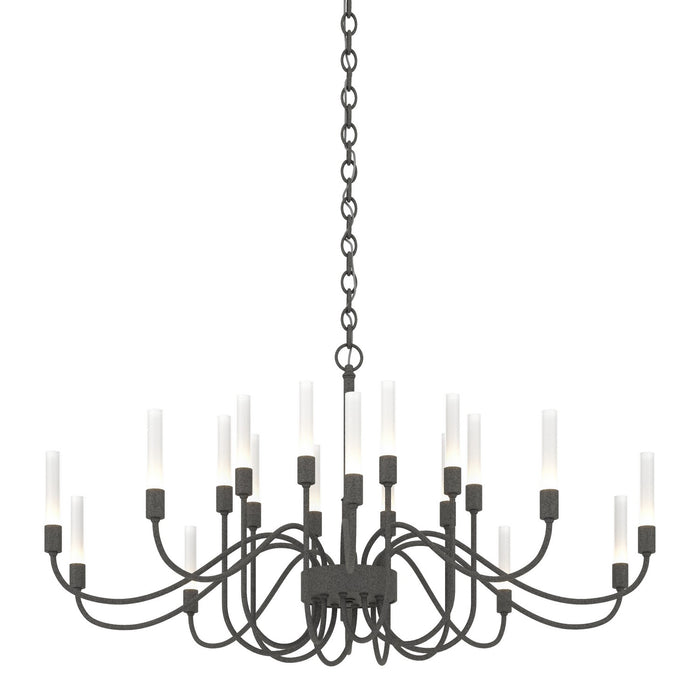 Hubbardton Forge 192043-SKT-20 20 Light Chandelier, Natural Iron