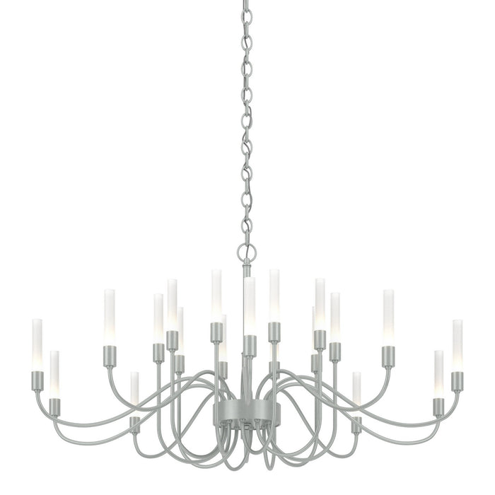 Hubbardton Forge 192043-SKT-82 20 Light Chandelier, Vintage Platinum