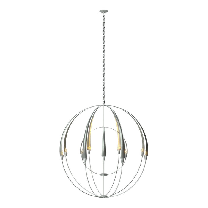 Hubbardton Forge 194248-SKT-82 12 Light Chandelier, Vintage Platinum