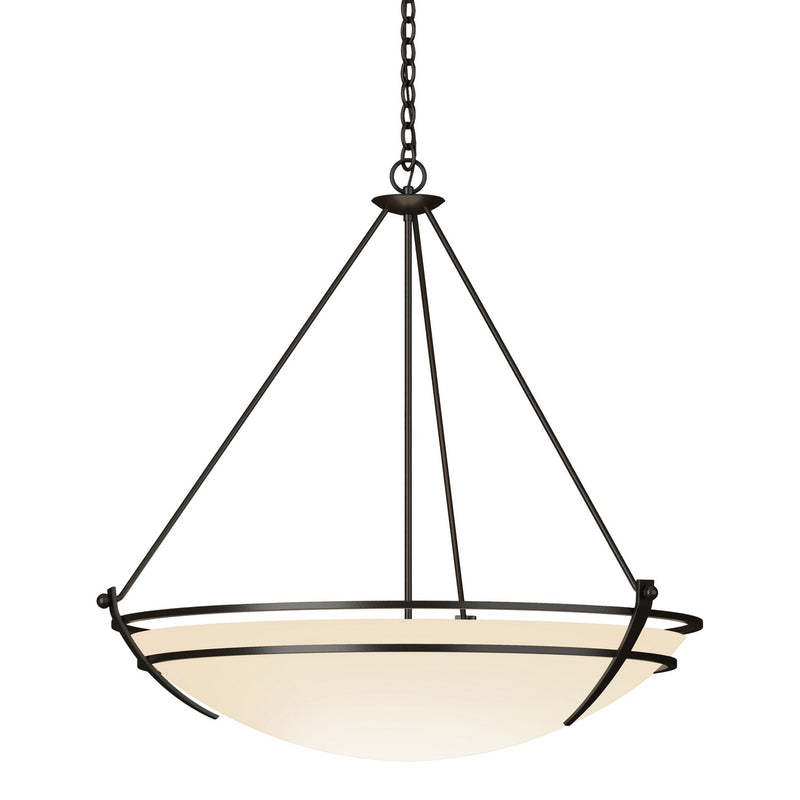 Hubbardton Forge 194431-SKT-14-GG0170 Three Light Pendant, Oil Rubbed Bronze