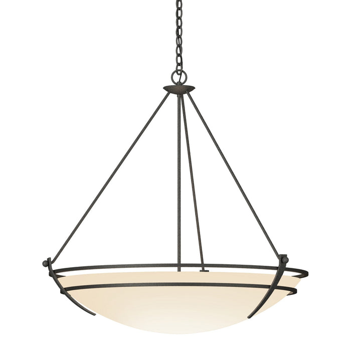 Hubbardton Forge 194431-SKT-20-GG0170 Three Light Chandelier, Natural Iron