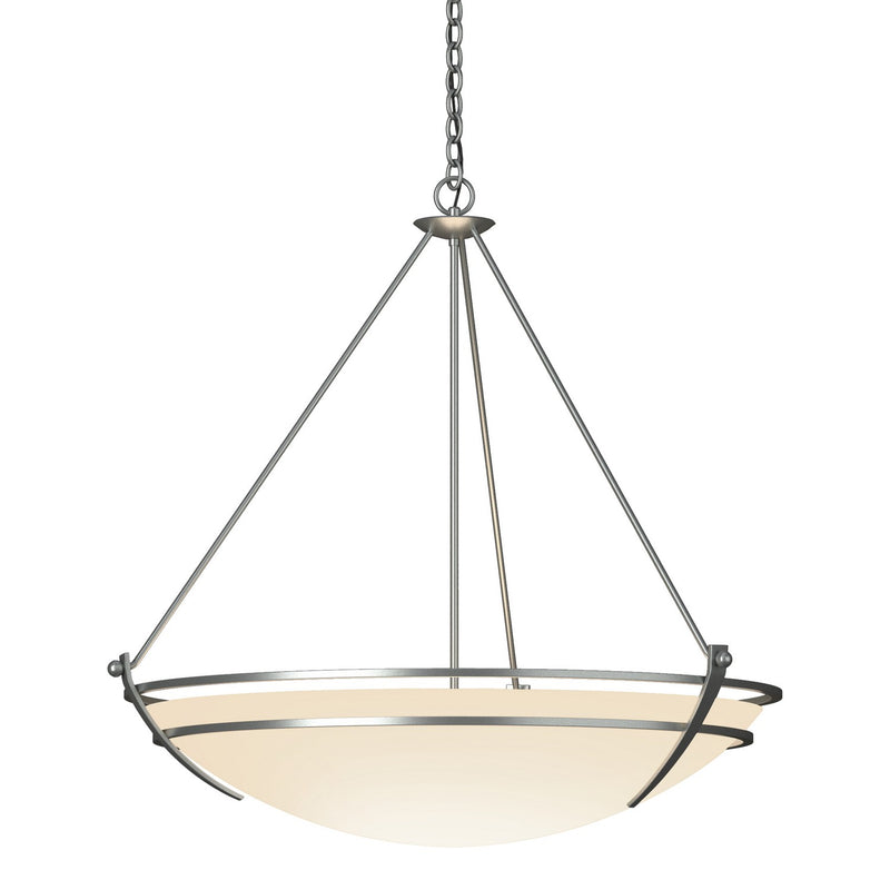 Hubbardton Forge 194431-SKT-82-GG0170 Three Light Chandelier, Vintage Platinum