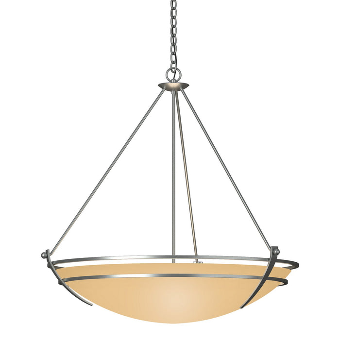 Hubbardton Forge 194431-SKT-82-SS0170 Three Light Chandelier, Vintage Platinum