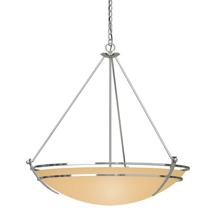 Hubbardton Forge 194431-SKT-85-SS0170 Three Light Chandelier, Sterling