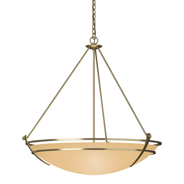 Hubbardton Forge 194431-SKT-86-SS0170 Three Light Pendant, Modern Brass