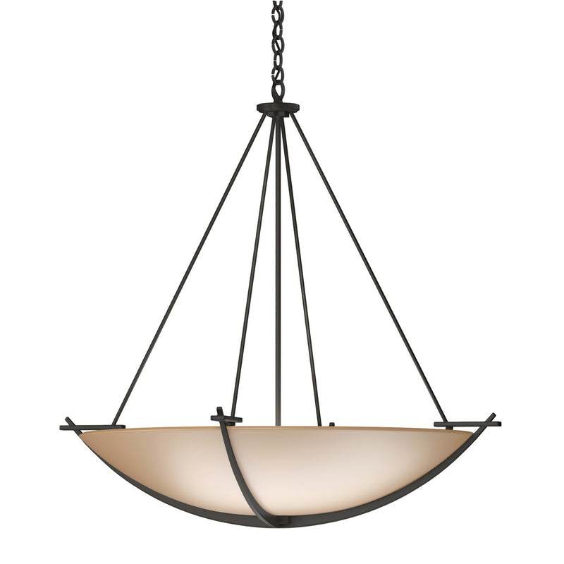 Hubbardton Forge 194531-SKT-07-SS0170 Three Light Chandelier, Dark Smoke