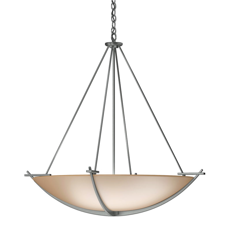 Hubbardton Forge 194531-SKT-82-SS0170 Three Light Chandelier, Vintage Platinum