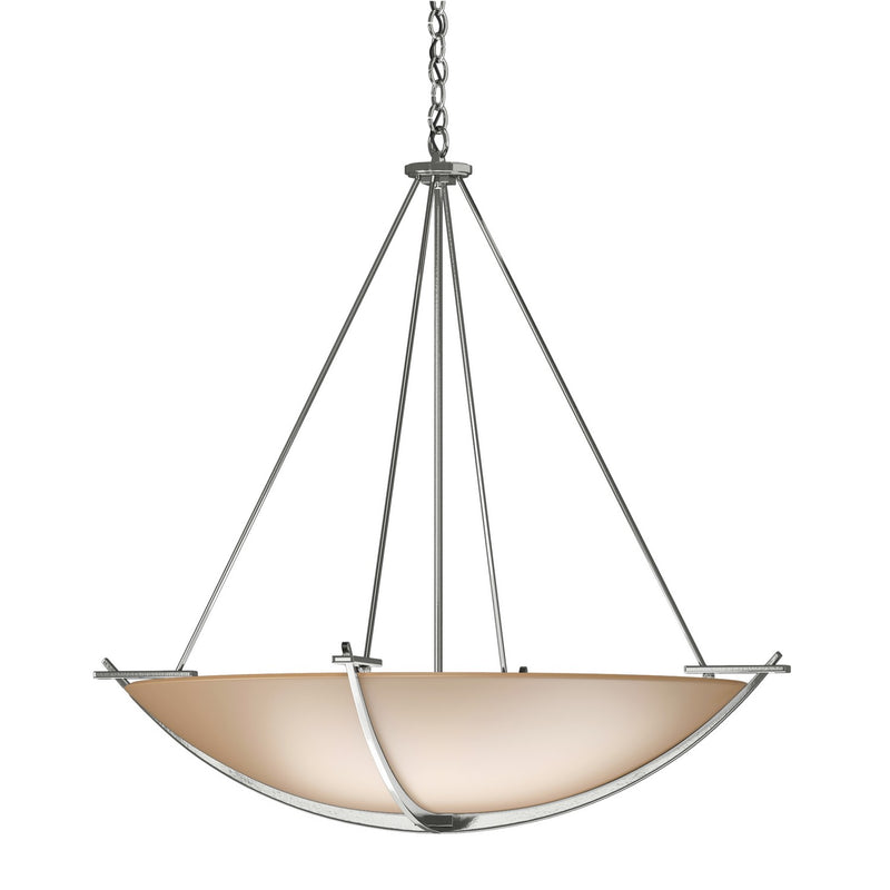 Hubbardton Forge 194531-SKT-85-SS0170 Three Light Chandelier, Sterling