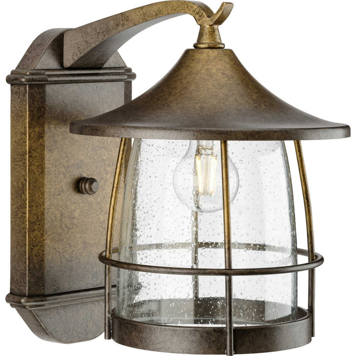 Progress Lighting P5764-86 One Light Wall Lantern, Burnished Chestnut