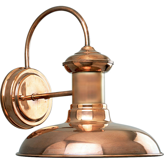 Progress Lighting P5722-14 One Light Wall Lantern, Cognac