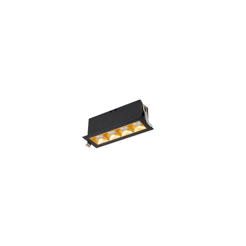 W.A.C. Lighting R1GDT04-N930-GLBK LED Downlight Trim, Gold/Black
