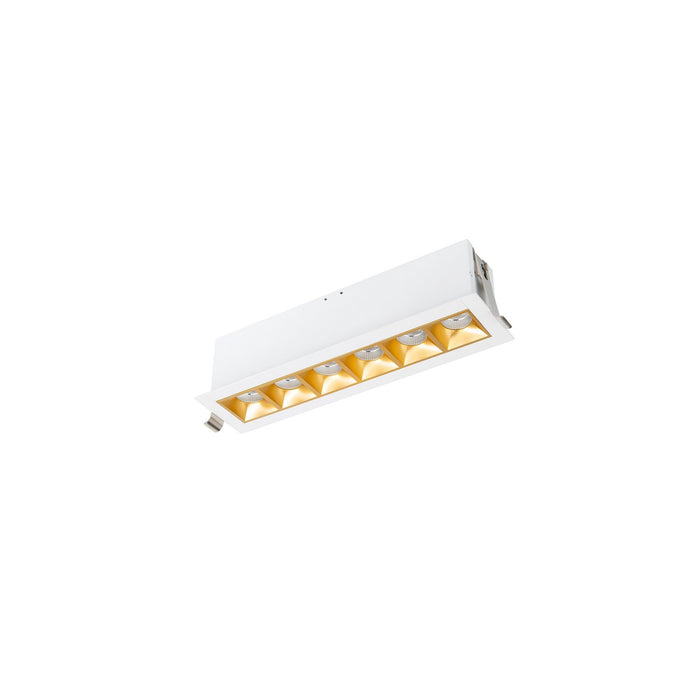 W.A.C. Lighting R1GDT06-F935-GLWT LED Downlight Trim, Gold/White