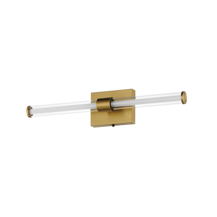 ET2 E23442-10NAB LED Bath Vanity, Natural Aged Brass
