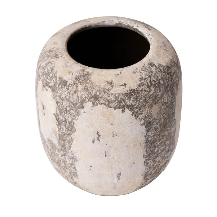 Varaluz 445VA05C Vase, Distressed Cafe au Lait
