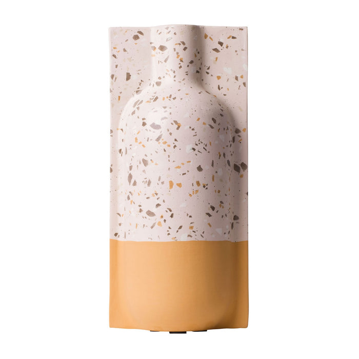 Varaluz 445VA09B Vase, Rose Terrazzo/Terracotta