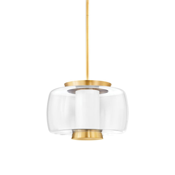 Hudson Valley 2820-AGB LED Pendant, Aged Brass